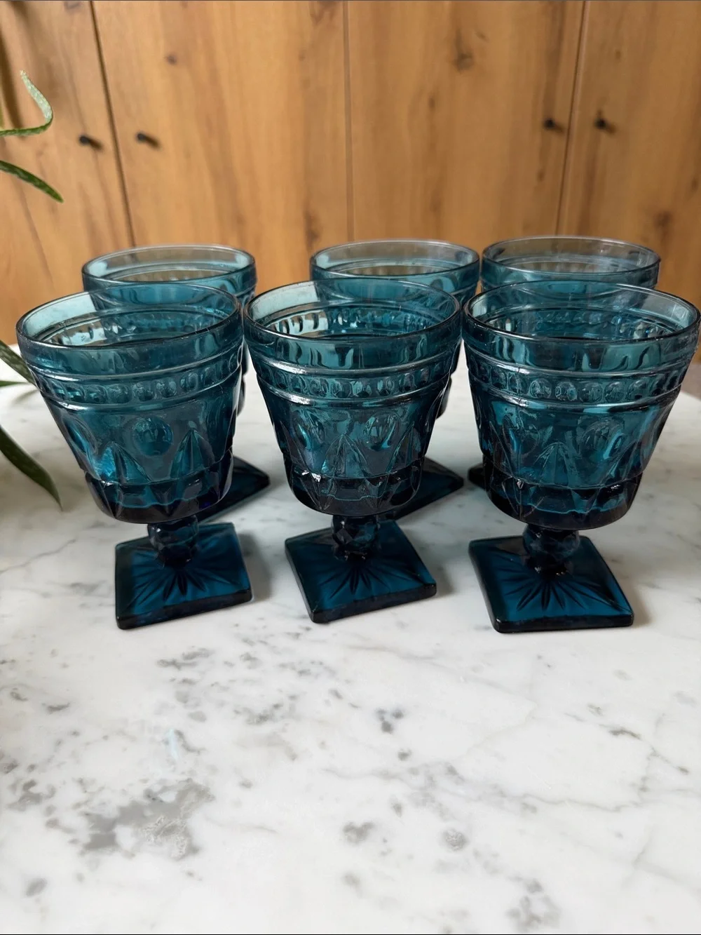 Indiana Glass Goblets Set of 6